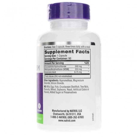 Glucosamine, Hyaluronic Acid & MSM