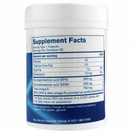 Ultra EPA/DHA Capsules Orange Flavor