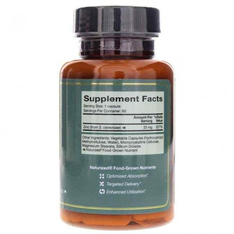 Zinc 25 Mg Food-Grown Zinc