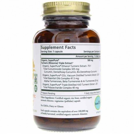 SuperPure Turmeric Organic Extract Capsules