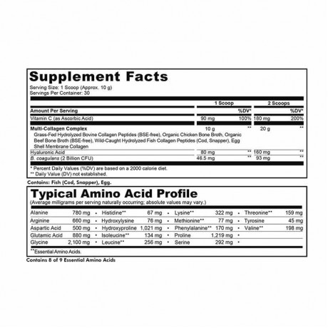 Multi Collagen Peptides + Probiotics