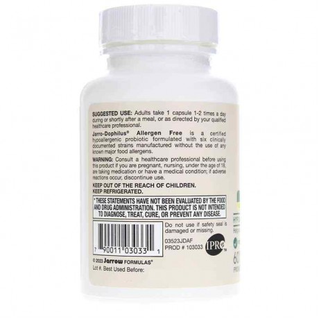 Jarro-Dophilus AF Allergen Free 10 Billion