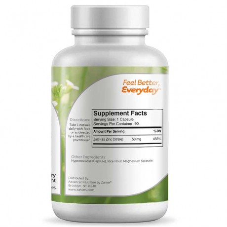 Zinc Citrate 50 Mg