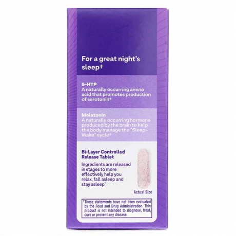 Melatonin + 5-HTP Advanced, 60 Bi-Layer Tablets, Natrol