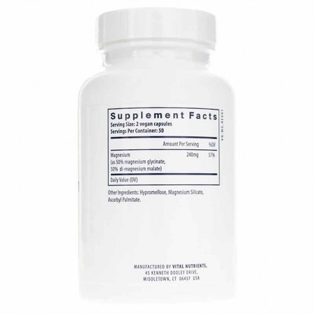 Magnesium (glycinate/malate) 120 Mg
