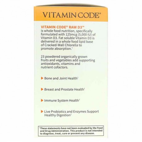 Vitamin Code Raw D3 5000 IU (125mcg)