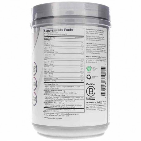 Organic Plant-Based Recovery Blackberry Lemonade