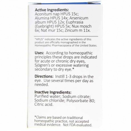 Tear Stimulation Forte Homeopathic Eye Drops