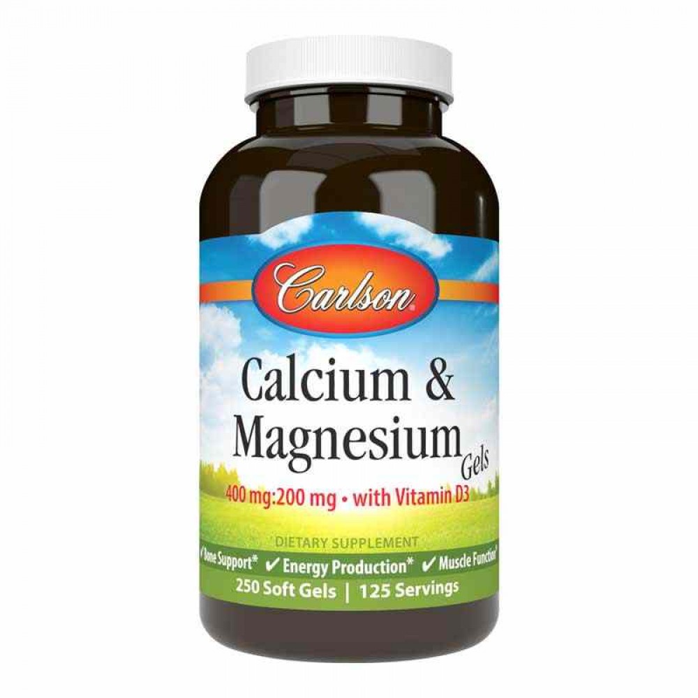 Calcium & Magnesium Gels, Carlson Labs