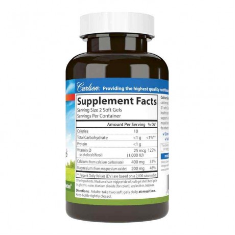 Calcium & Magnesium Gels, Carlson Labs