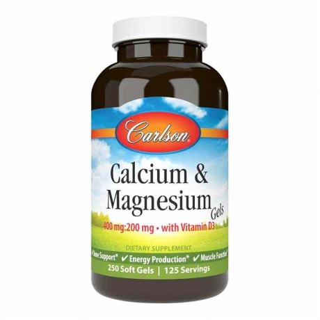 Calcium & Magnesium Gels, Carlson Labs