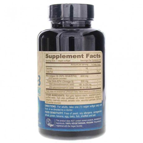 Vegan Omega-3 DHA-EPA