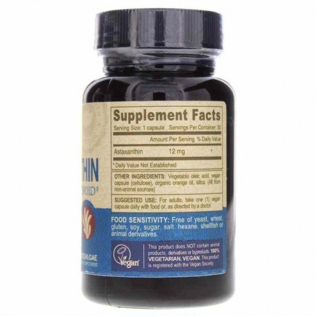 Vegan Astaxanthin 12 Mg