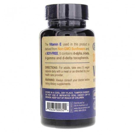 Vegan Vitamin E with Mixed Tocopherols