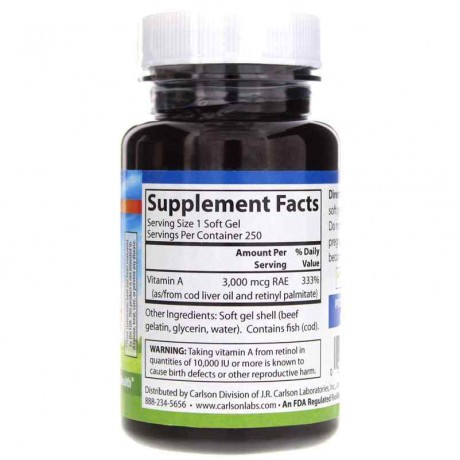 Carlson Labs Vitamin A 10