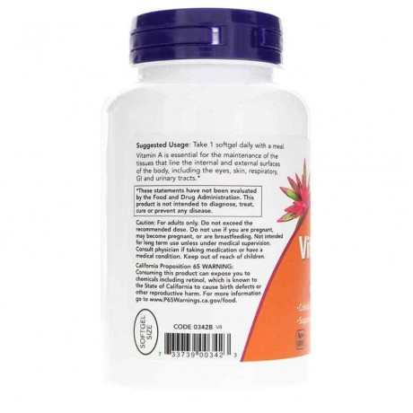 NOW Foods Vitamin A 25,000 IU