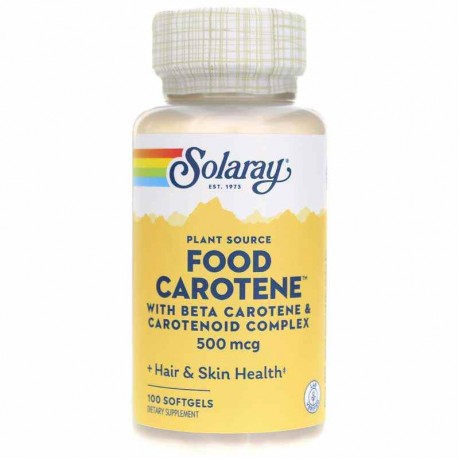 Solaray Food Carotene 500 Mcg, Plant Source