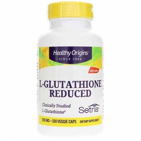 Healthy Origins L-Glutathione Reduced Setria 500 Mg