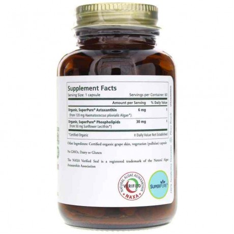 Pure Synergy SuperPure Astaxanthin Organic Algae