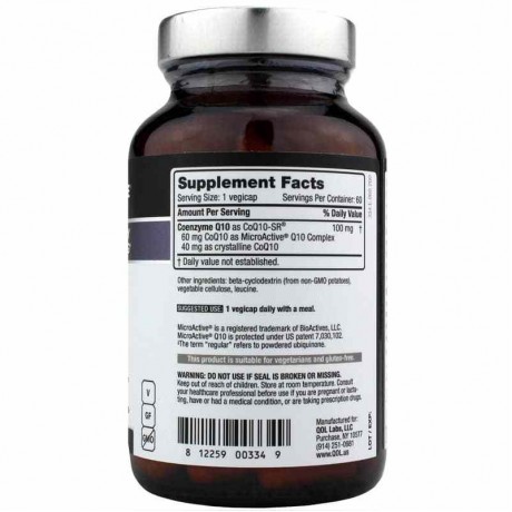 Quality Of Life CoQ10-SR 100 Mg 24 Hour Sustained Release