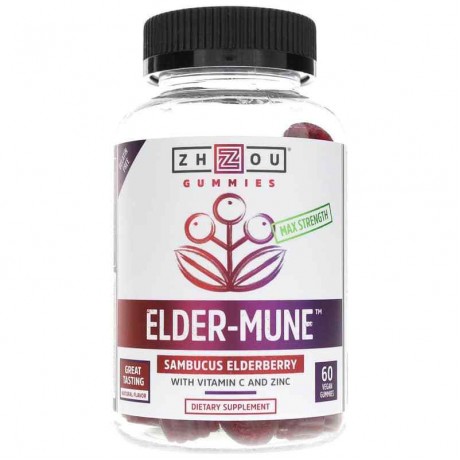 Zhou Nutrition Elder-Mune Sambucus Elderberry Gummies
