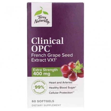 Terry Naturally Clinical OPC Extra Strength French Grape Seed Extract