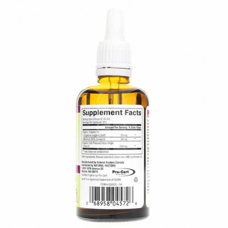 Natural Factors Organic Oil Of Oregano
