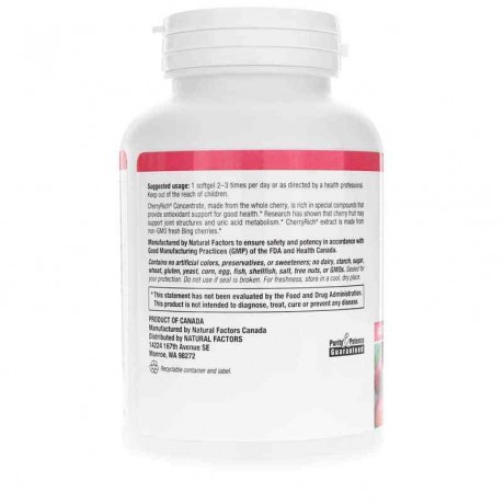 Natural Factors CherryRich Super Strength Cherry Concentrate