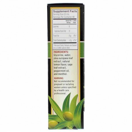 Barleans Organic Oils Olive Leaf Complex Throat Spray