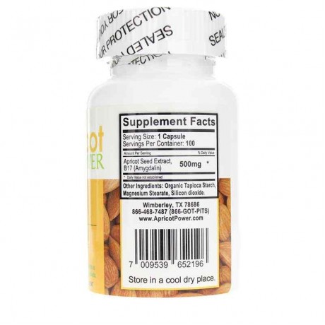 Apricot Power B17 Amygdalin 500 Mg