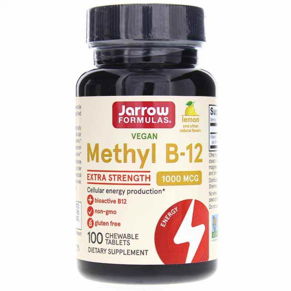 Jarrow Formulas Methyl B-12 1,000 Mcg Lemon