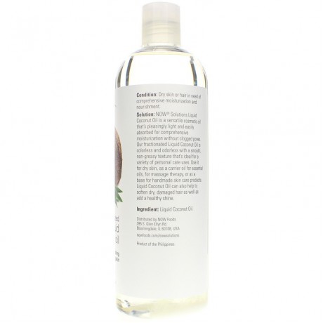 NOW Foods Pure Fractionated Liquid Coconut Oil
