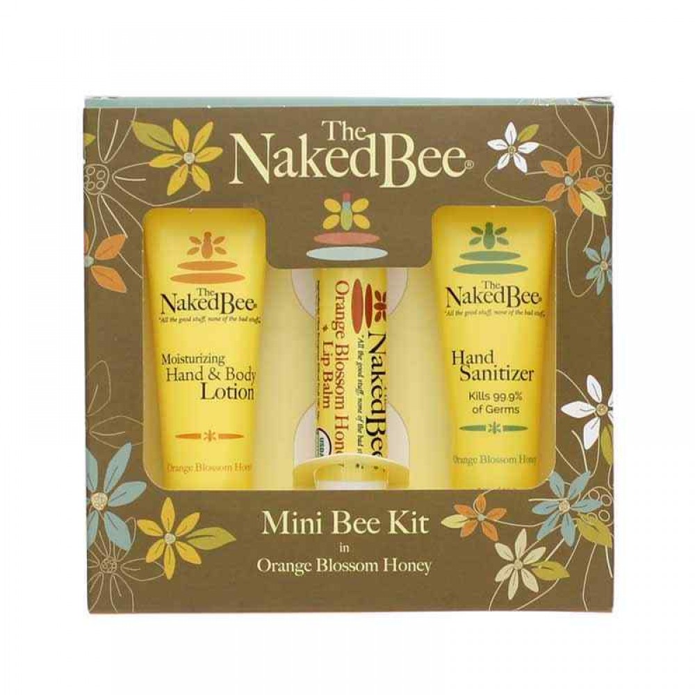 Naked Bee Mini Bee Kit Orange Blossom Honey