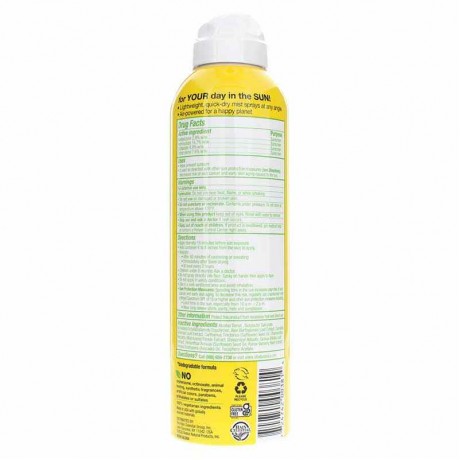 Alba Botanica Sensitive Sunscreen Fragrance Free Clear Spray SPF 50