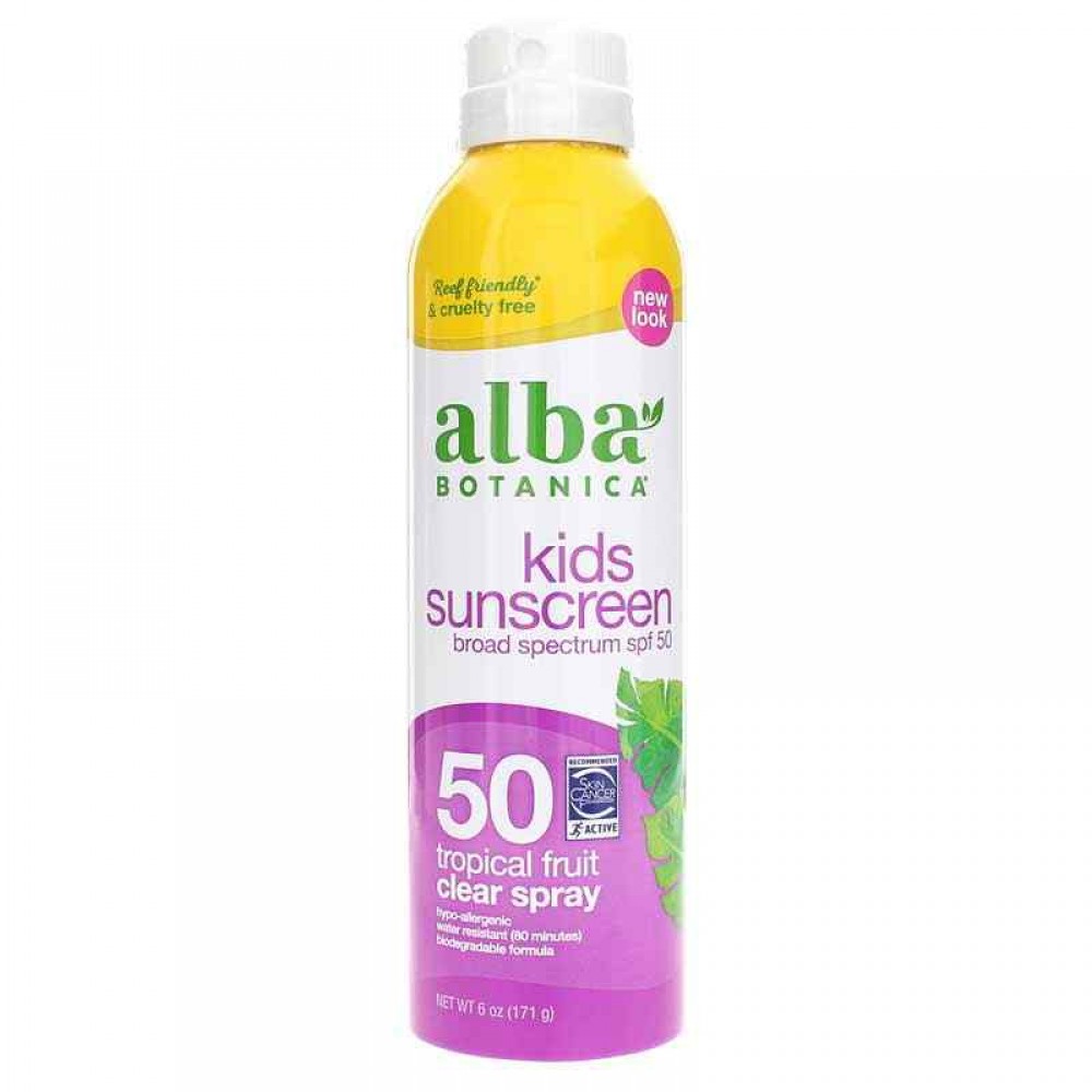 Alba Botanica Kids Sunscreen Clear Spray SPF 50