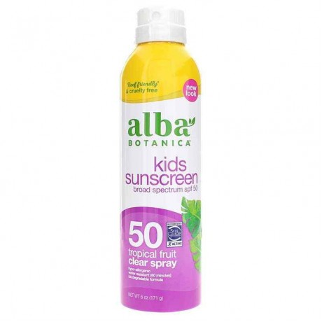 Alba Botanica Kids Sunscreen Clear Spray SPF 50