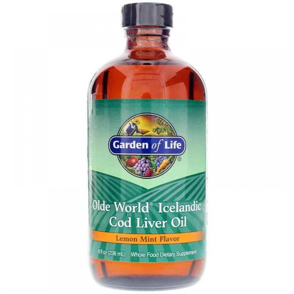 Olde World Icelandic Cod Liver Oil Lemon Mint