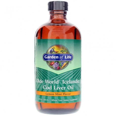 Olde World Icelandic Cod Liver Oil Lemon Mint
