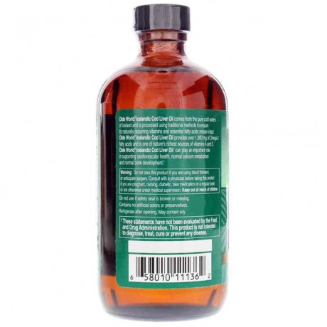 Olde World Icelandic Cod Liver Oil Lemon Mint