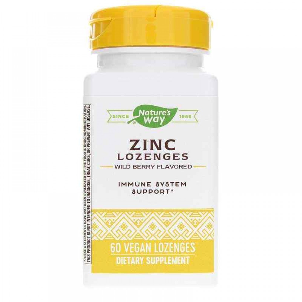 Zinc Lozenges Wild Berry Flavor