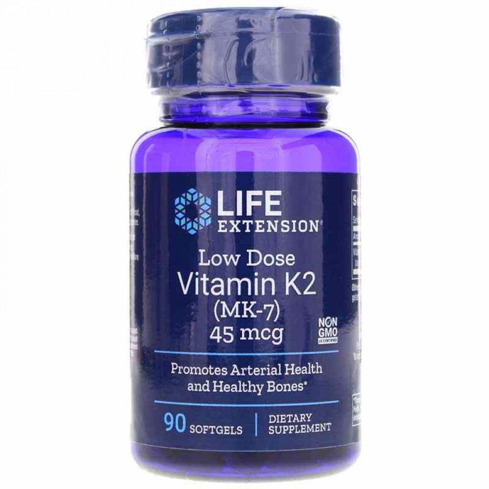 Vitamin K2 (MK-7) Low Dose 45 Mcg
