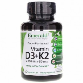 Vitamin D3 + K2 5000 IU + 50 Mcg