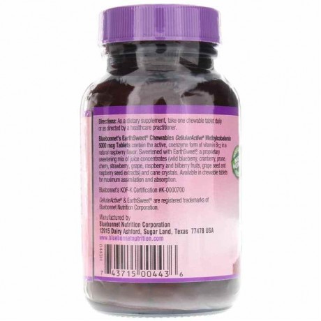 Earth Sweet Chewables Methylcobalamin 5000 Mcg