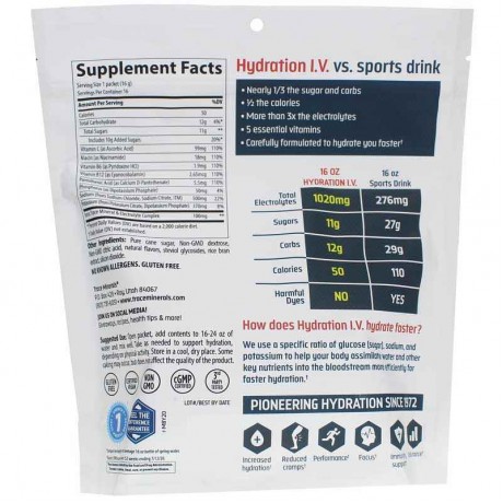 Hydration I.V. Electrolyte Drink Paks - Raspberry Lemonade