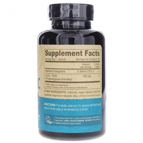 Vegan Probiotic with FOS Prebiotics