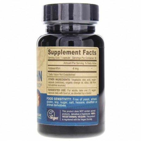 Vegan Astaxanthin 4 Mg