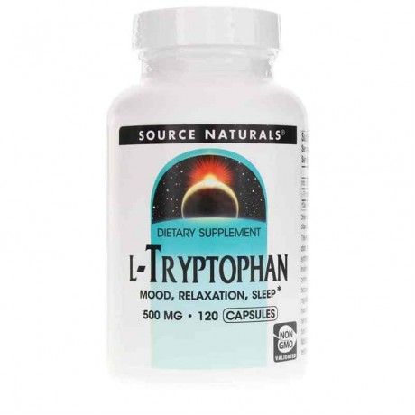 Source Naturals L-Tryptophan 500 Mg Capsules