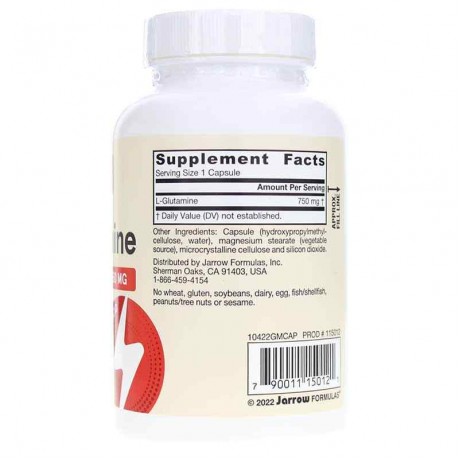 Jarrow Formulas L-Glutamine 750 Mg