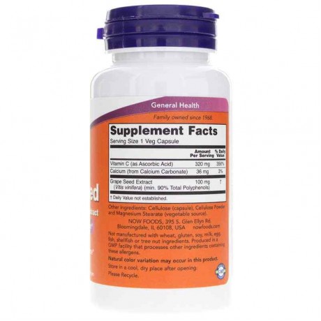 NOW Foods Grape Seed Extract 100 Mg