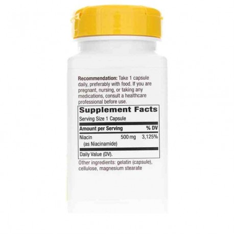 Natures Way Niacinamide 500 Mg Non-Flushing